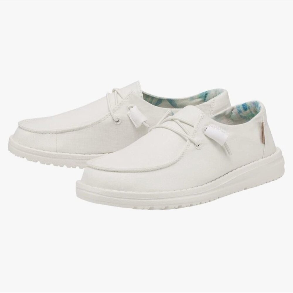 Hey Dude Wendy Slip On Casual Shoe - Silk Moon | 40052-1K6 Size 8.0